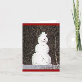 雪だるま(WestCreek)の休日カード シーズンカード