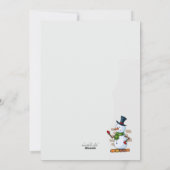 雪だるまAt The Door Winter Moving Announcement シーズンカード (裏面)