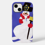 雪だるまbyビクトリアシェイリーケースメイトiPhoneケース Case-Mate iPhoneケース (裏面)