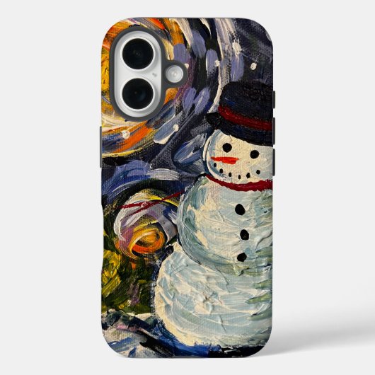 雪だるまiPhoneケース Case-Mate iPhoneケース (裏面)
