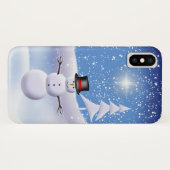 雪だるまiPhoneケース Case-Mate iPhoneケース (裏面(横))