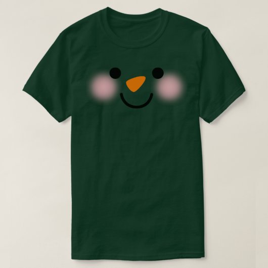雪だるまTシャツ2 Tシャツ (デザイン正面)