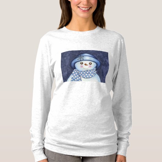 雪だるまTシャツ Tシャツ (正面)