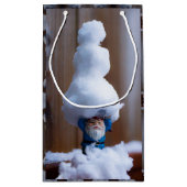雪だるまV スモールペーパーバッグ (裏面)