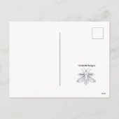 雪だるまw/BG – ポストカード (裏面)