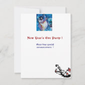 雪だるまWITH OWL大晦日パーティー 招待状 (裏面)