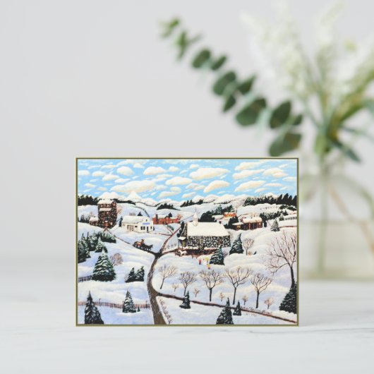 雪だ ポストカード (スタンド正面)