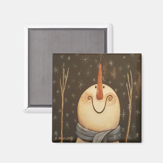 雪だ マグネット (正面/裏面)