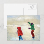 雪だ！2014 ポストカード (正面/裏面)