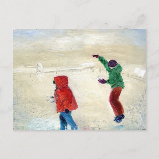 雪だ！2014 ポストカード (正面)