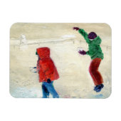 雪だ！2014 マグネット (横)