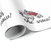 雪で持って来て下さい ラッピングペーパー (ロールコーナー)