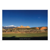 雪で神々の庭パイクピークをかぶった ポスター (正面)