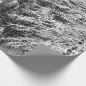 雪で縁取られた楓 ラッピングペーパー (角)