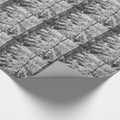 雪で縁取られた楓 ラッピングペーパー (角)