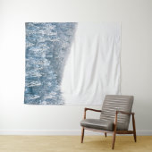 雪で覆われたスプリuceの冬の森 タペストリー (インサイチュ(横))