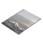 雪で覆われた山々 ノートブック (左側)