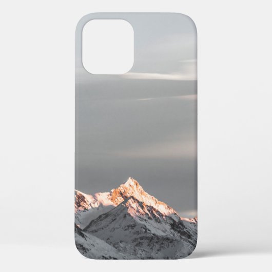 雪で覆われた山々 Case-Mate iPhoneケース (裏面)