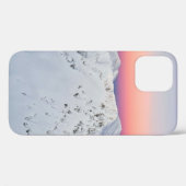雪で覆われた山頂 Case-Mate iPhoneケース (裏面 (横))