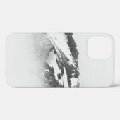 雪で覆われた山 Case-Mate iPhoneケース (裏面 (横))