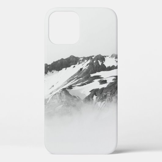 雪で覆われた山 Case-Mate iPhoneケース (裏面)