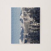雪で覆われた景色2 ジグソーパズル (縦)