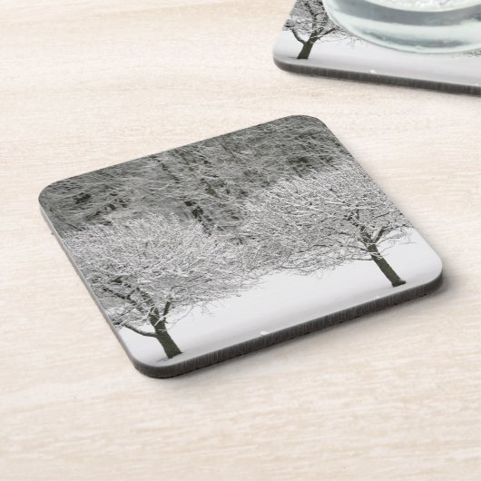 雪で覆われた景色 コースター (左側)