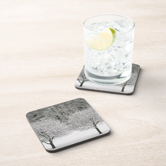 雪で覆われた景色 コースター (右側)