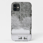 雪で覆われた景色 Case-Mate iPhoneケース (裏面)