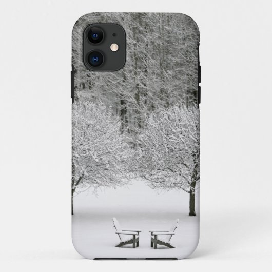 雪で覆われた景色 Case-Mate iPhoneケース (裏面)