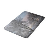 雪で覆われた枝 バスマット (アングル)