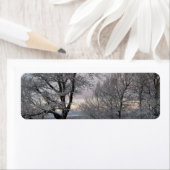 雪で覆われた枝 ラベル (インサイチュ)