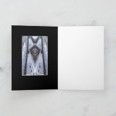 雪で覆われた橋カードのエコー カード (内部)