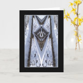 雪で覆われた橋カードのエコー カード (黄色い花)