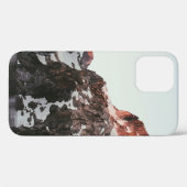 雪で覆われた水の体山 Case-Mate iPhoneケース (裏面 (横))