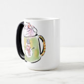 雪とココアの魔法マグ モーフィングマグカップ (正面左)