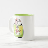 雪とココアマグ ツートーンマグカップ (正面左)