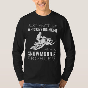 雪とスピリッツ:ちょうど別のウイスキーの飲み物 Tシャツ