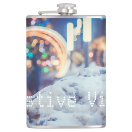 雪と冬の光 フラスク