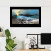 雪と太陽 ポスター (ホームオフィス)