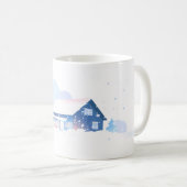 雪と家 コーヒーマグカップ (正面右)