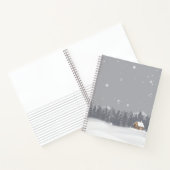 雪と小屋 ノートブック (内部)