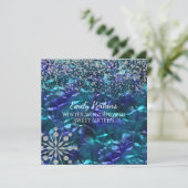 雪と氷のスイート16パーティー招待状 招待状 (スタンド正面)