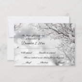 雪と氷の冬の招待状 + メニュー (正面)