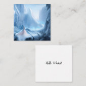 雪と氷 ノートカード (正面/裏面)