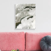 雪と雲の通り キャンバスプリント (インサイチュ (リビング))