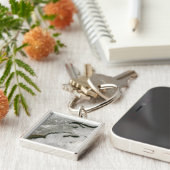 雪と雲の通り キーホルダー (側面)