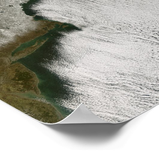 雪と雲の通り ポスター (角)