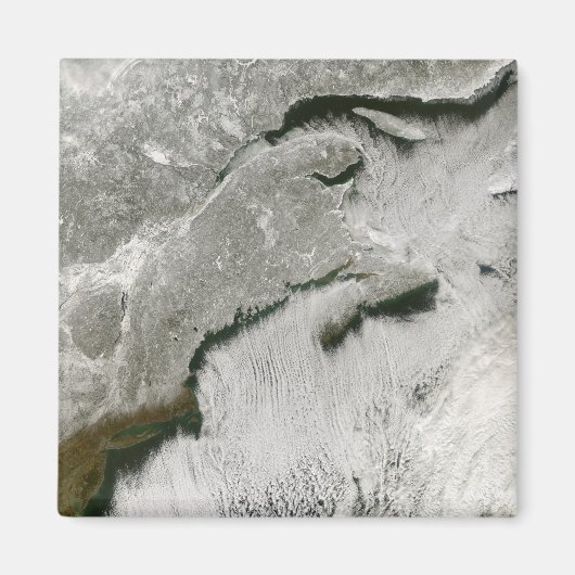 雪と雲の通り マグネット (正面)