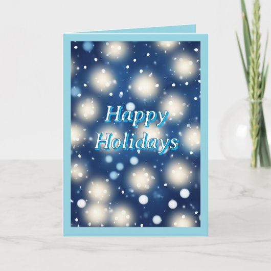 雪と魔法クリスマスカード シーズンカード (正面)